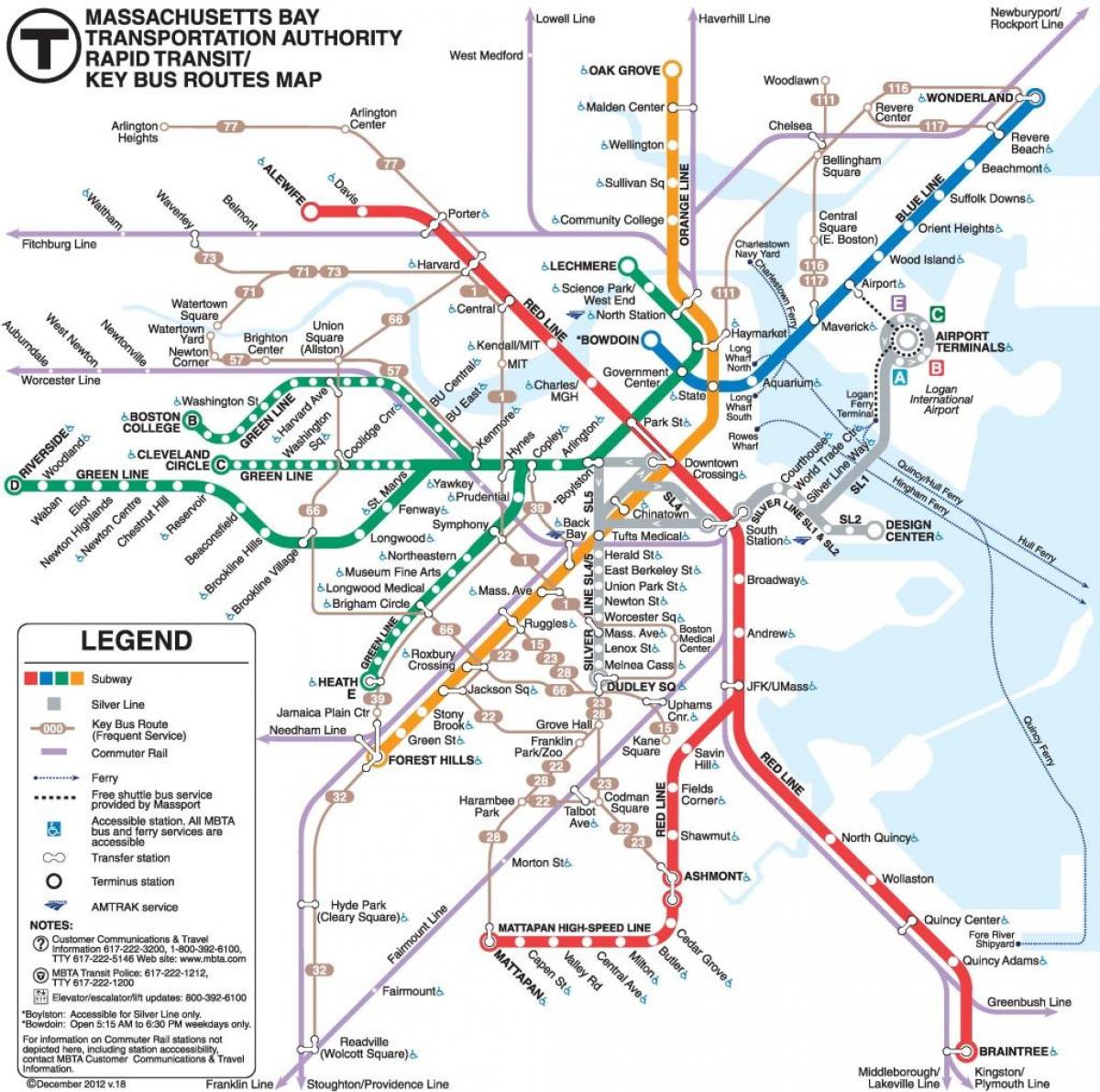 فلاڈیلفیا عوامی نقل و حمل کا نقشہ