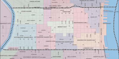 نقشہ فلاڈیلفیا کے محلوں